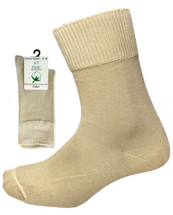 Comfort Diabetic Diabetesstrømper Beige Unisex