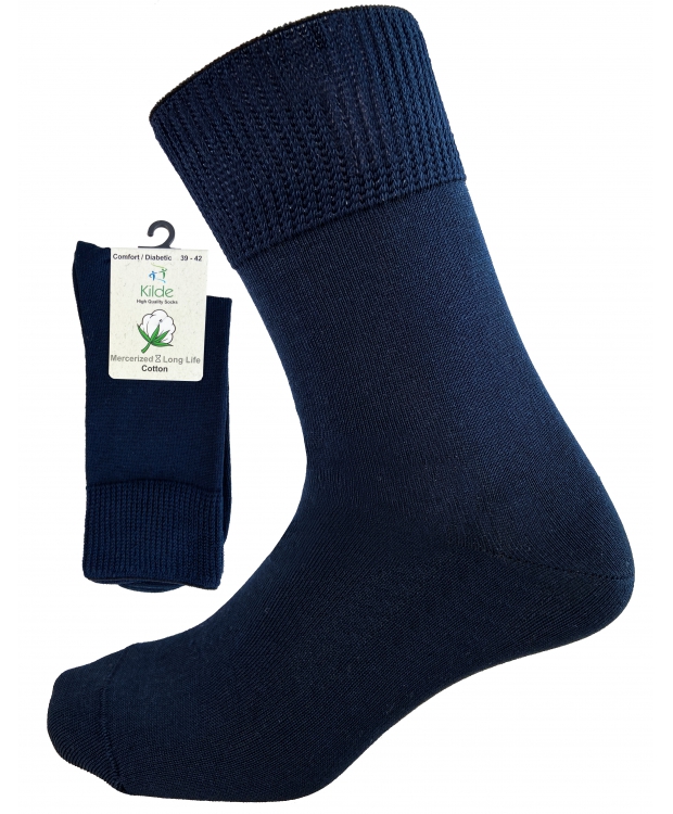 Comfort Diabetic Diabetesstrømper Mørkeblå Unisex