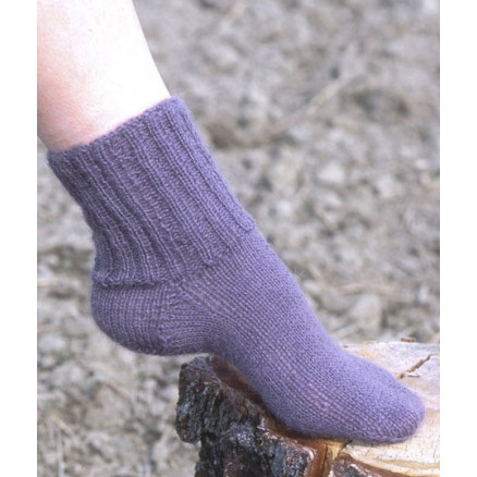 Cosy Rib Ankle Socks Drops Design Sokker Strikkeopskrift Str