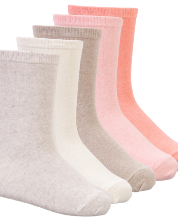 Crossbow Børne Strømper Rosa Beige Hvid