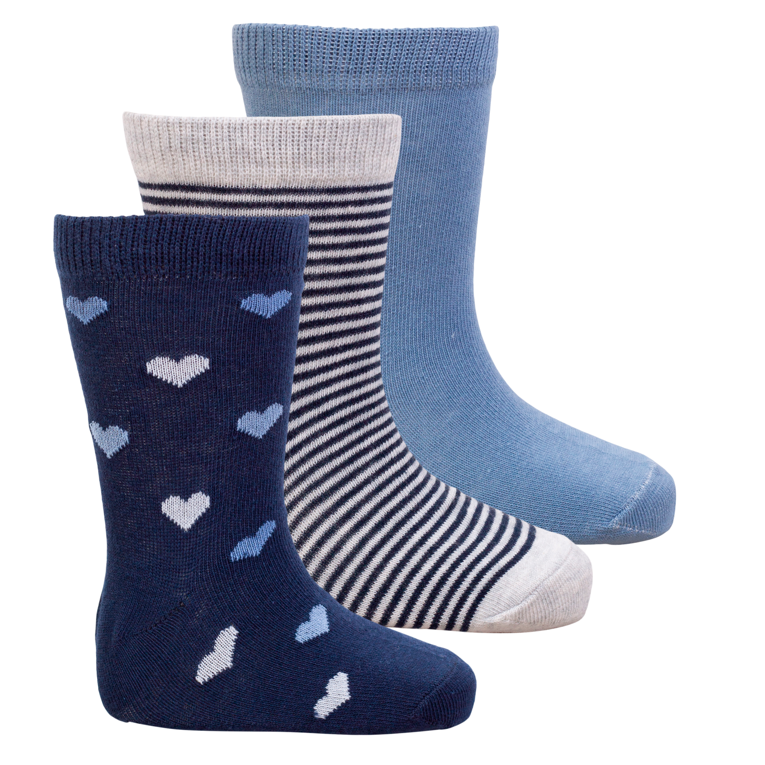 Crossbow Pige Strømper Non Slip Navy Hjerter