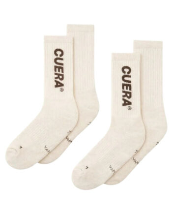 Cuera Padel Strømper Pak Off White Dark Brown