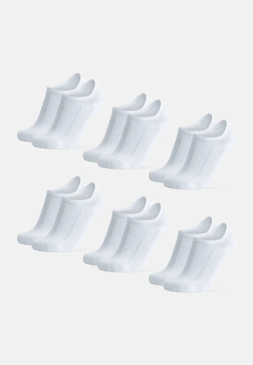 Danish Endurance Cotton Show Strømper Hvid Pak