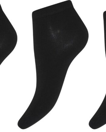 Decoy Sneaker Socks Bamboo 3pak Sort Str