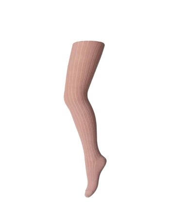 Denmark  Bomuldstrømpebukser Rib Rosa