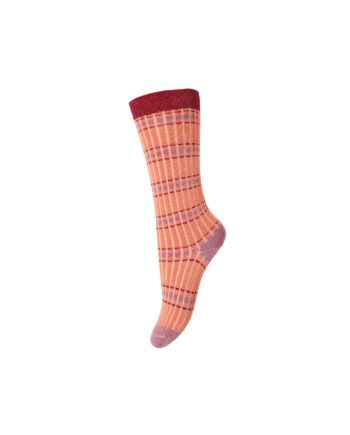 Denmark  Knæstrømper Stribet Coral