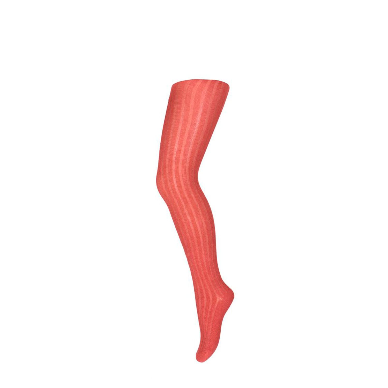 Denmark Strømpebukser Bomuldsrib Rustrød