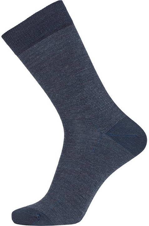 Egtved Twin Sock Uldstrømper Navy Str