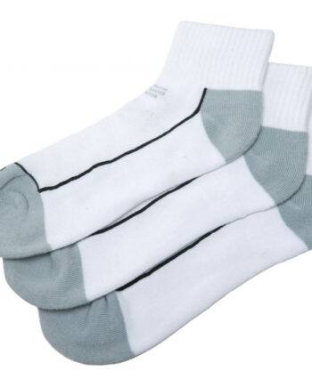 Endurance Avery Quarter Strømper Pak White Str