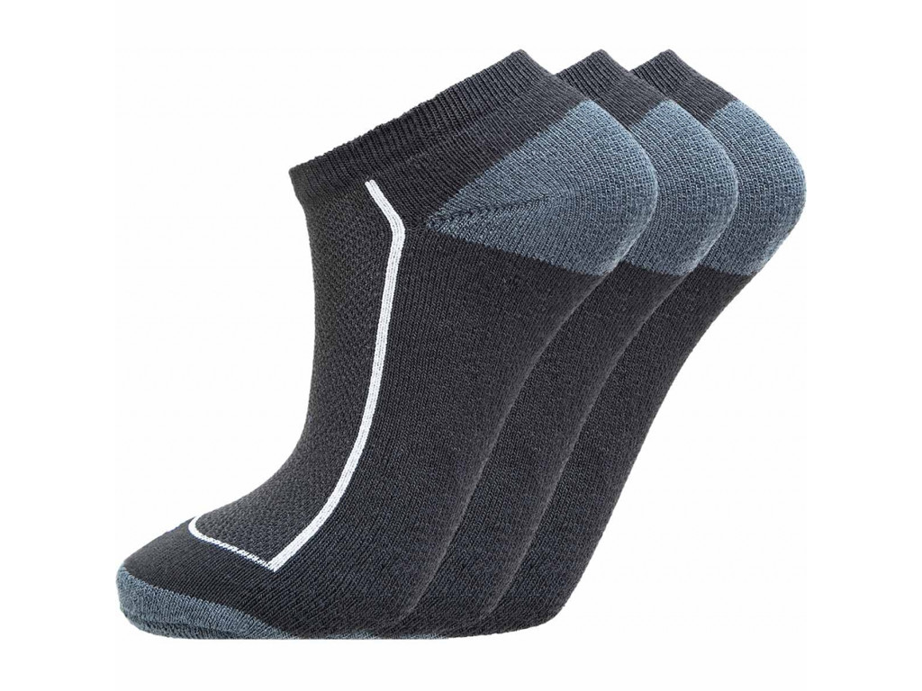 Endurance Boron Locut Strømper Pak Black Str