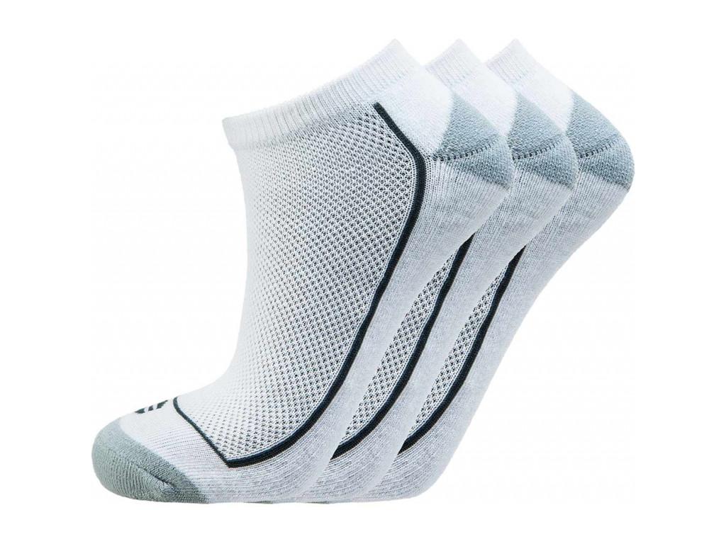 Endurance Boron Locut Strømper Pak White Str