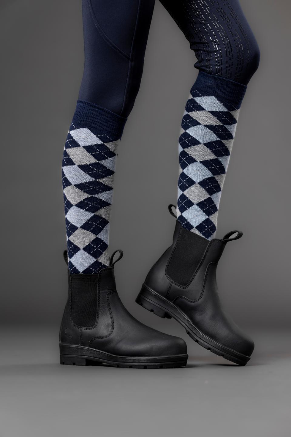 Equipage Lax Knæstrømper Navy Str