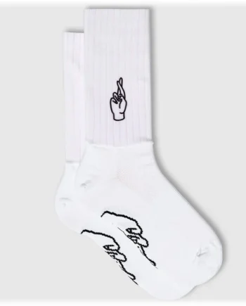 Fingerscrossed Aero Sokker Logo White