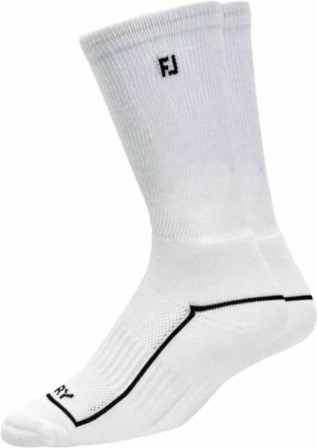 Footjoy Prodry Crew 2025 Dame Sokker White Blanc Str