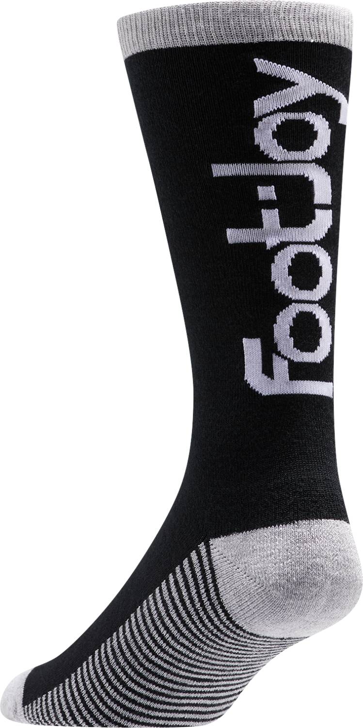 Footjoy Prodry Heritage Crew Herre Sokker Black Heather Grey White Str Onesize