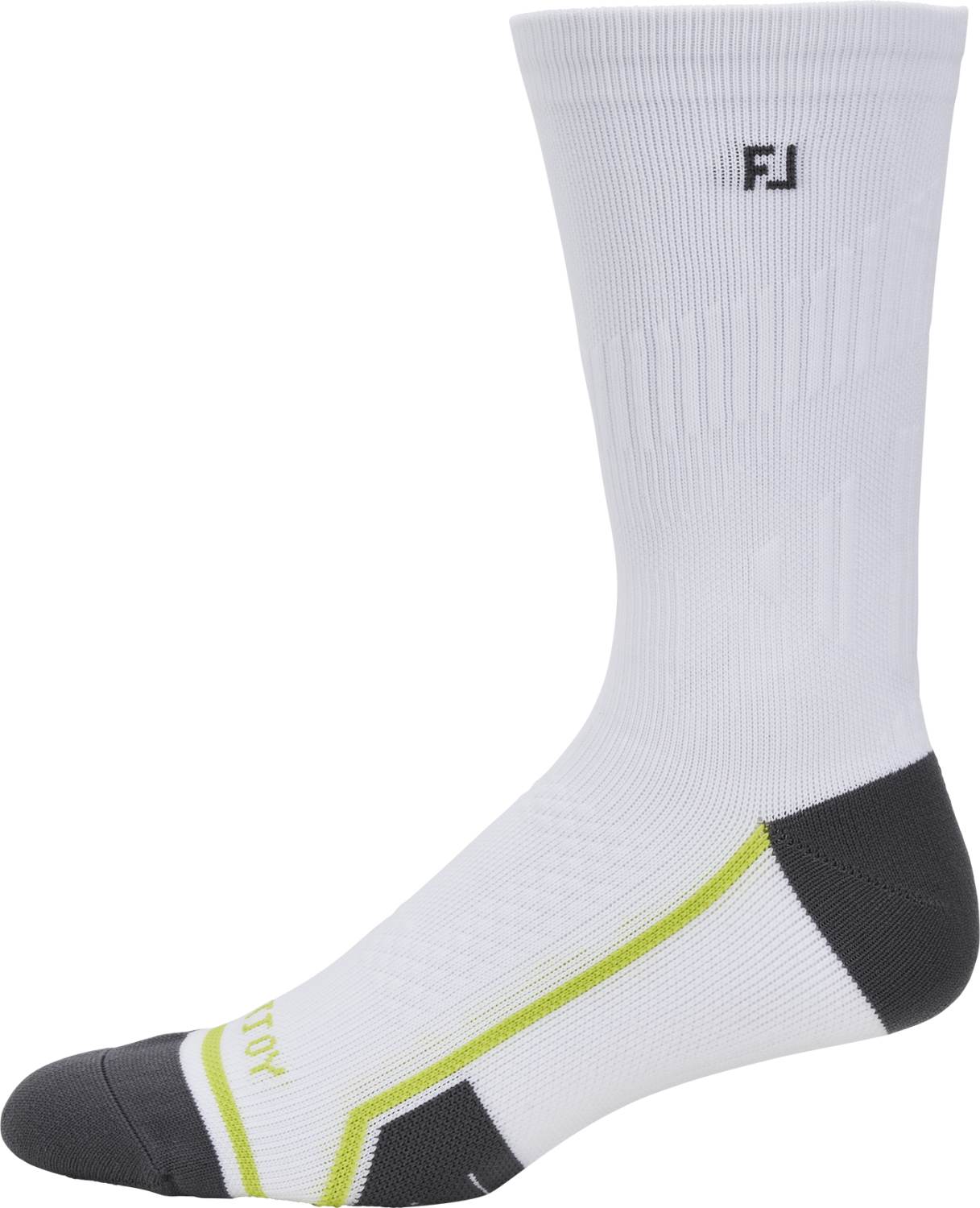 Footjoy Tech Crew Herre Sokker White Str Onesize
