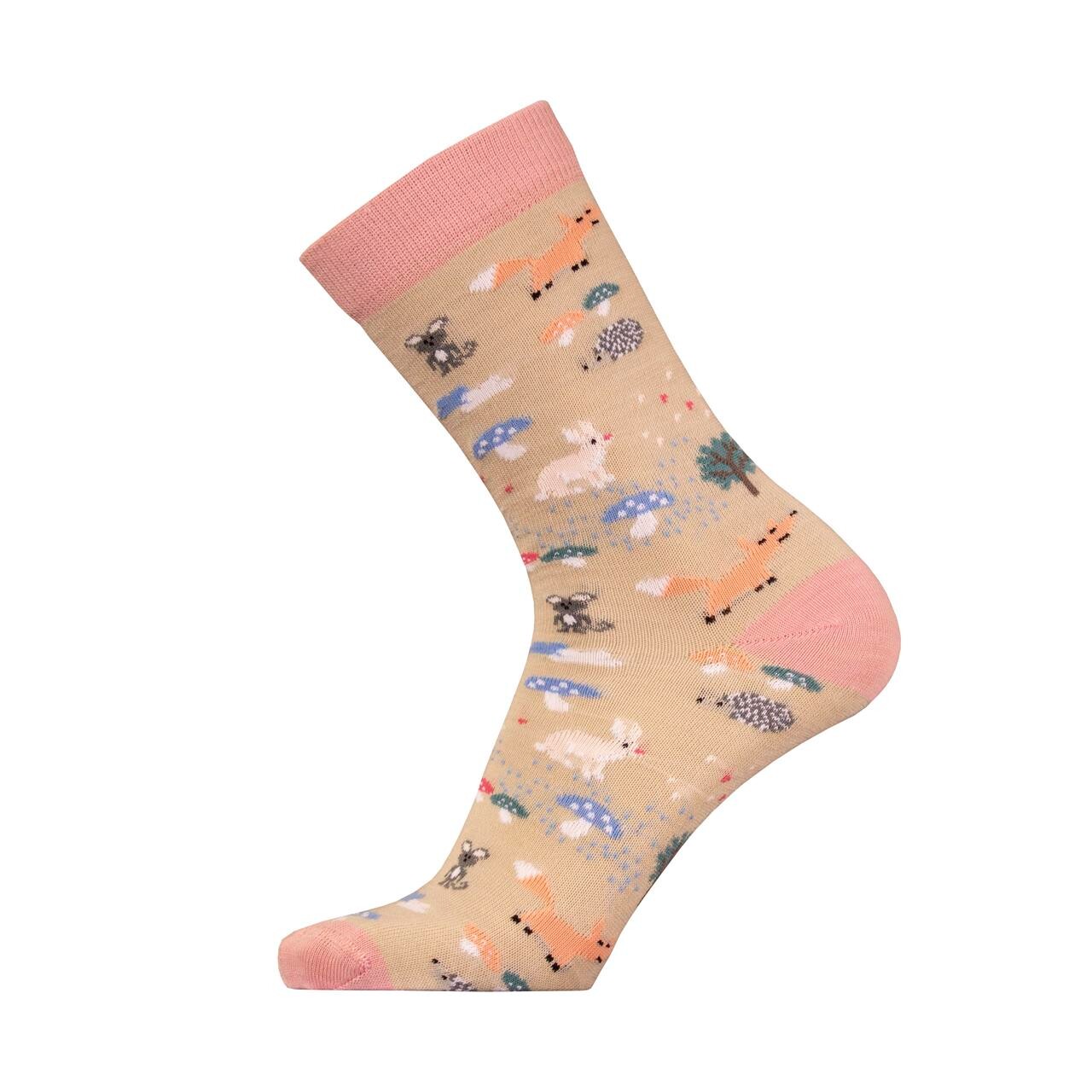 Friluftsland Merino Lifestyle Forest Animals Lyserød Pink