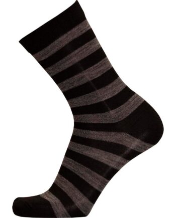 Friluftsland Merino Lifestyle Striped Sort Black Grey