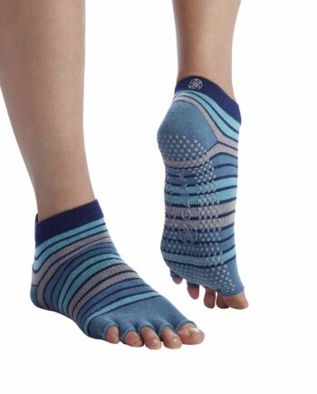 Gaiam Tåløse Slip Yoga Strømper Skyline