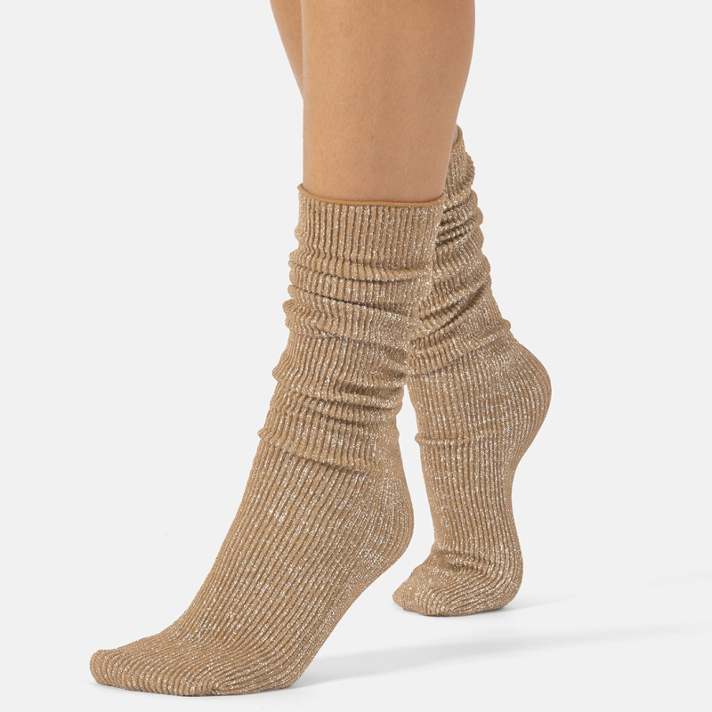 Glitter Rib Strømper Caresse