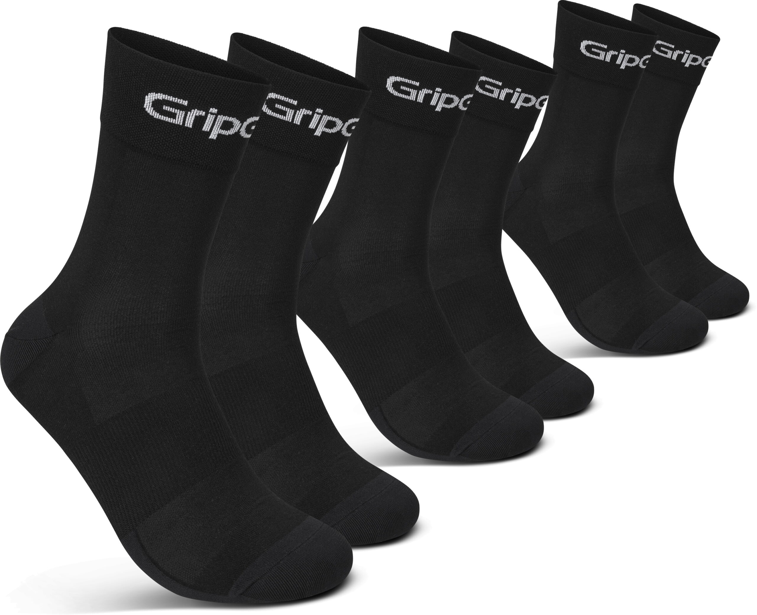 Gripgrab Ride Regular Cut Sokker Pak Black