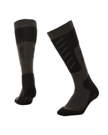 Half Pipe Tekniske Snowboardsokker Merinould Charcoal Xtm Performance