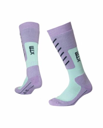 Half Pipe Tekniske Snowboardsokker Merinould Lavender Xtm Performance