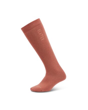 Heater Skisokker 100 Merinould Varme Dusty Pink Xtm Performance