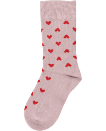 Hjerte Bambus Sokker Rose Heart Minipop