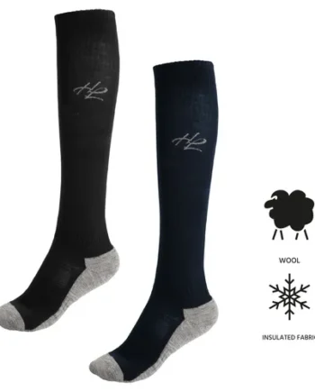 Horselife Uld Mix Knæstrømper Str Navy