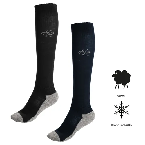 Horselife Uld Mix Knæstrømper Str Navy