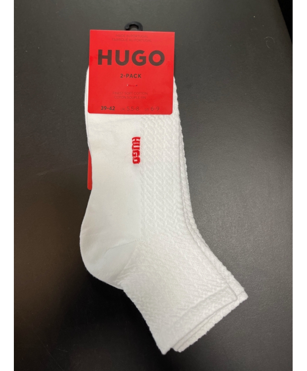 Hugo 2pak Ankelstrømper Hvid Til Kvinder Outlet
