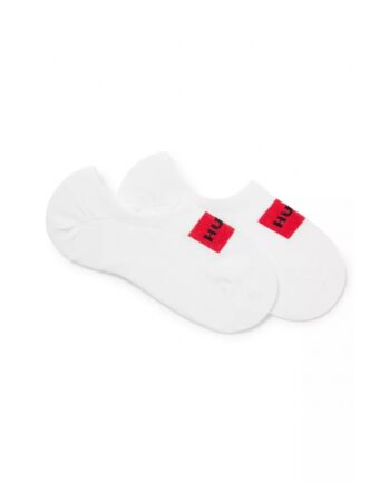 Hugo 2pak Footies Hvid Box Logo Til Kvinder Outlet