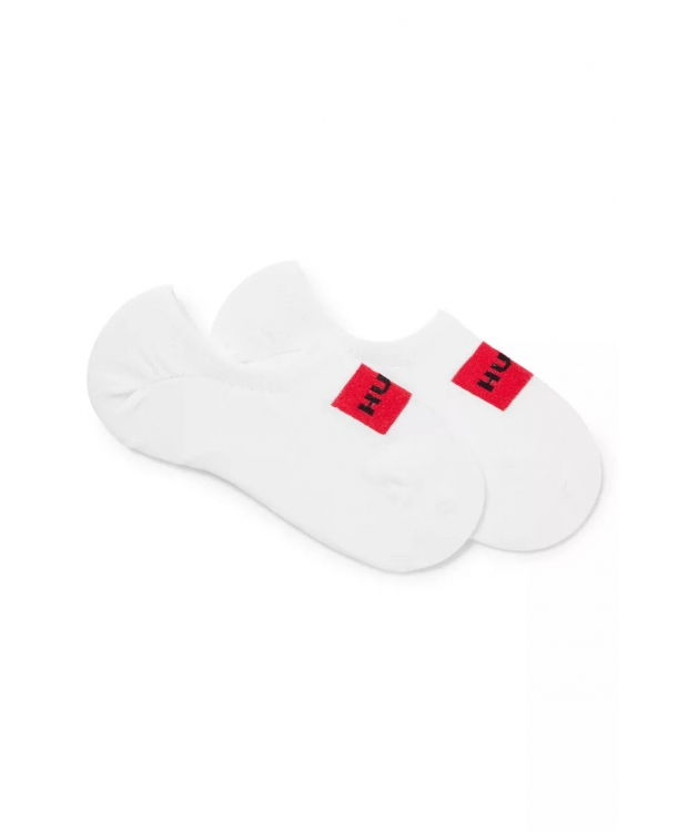 Hugo 2pak Footies Hvid Box Logo Til Kvinder Outlet
