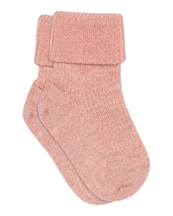 Ida Glitter Strømper Silver Pink Denmark