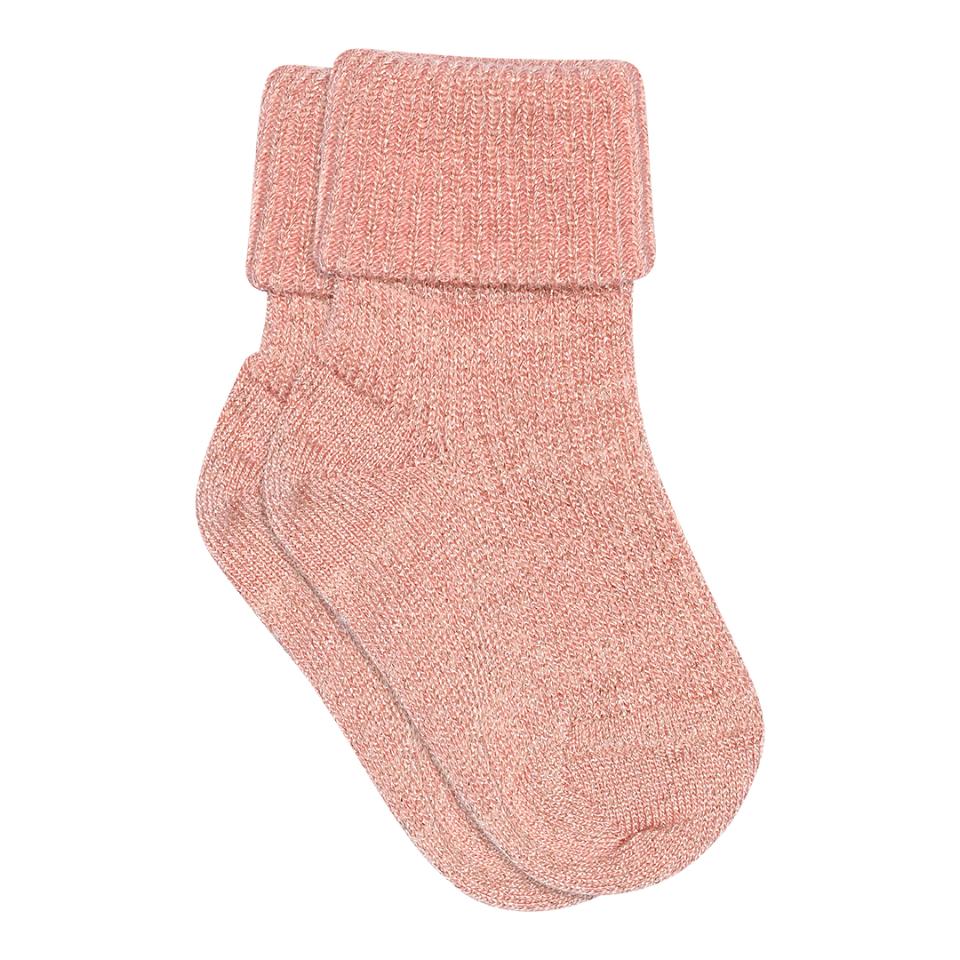 Ida Glitter Strømper Silver Pink Denmark