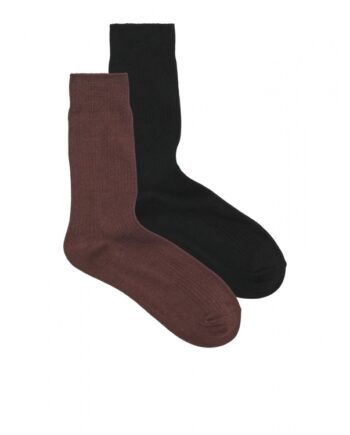 Jack   Jones 2pak Premium Sokker Sort Brun Til Herre