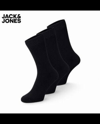 Jack   Jones Pak Sorte Ribstrømper Til Herre Onesize