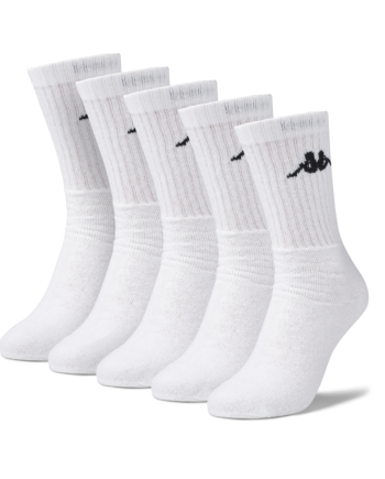 Kappa Unisex Sportsstrømper White