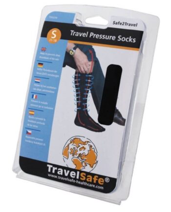 Kompressionsstrømper Sort Travelsafe