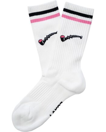 Lakor Lakridspibe Tennis Socks Hvid White