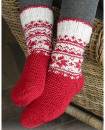 Merry   Warm Drops Design Sokker Strikkeopskrift Str