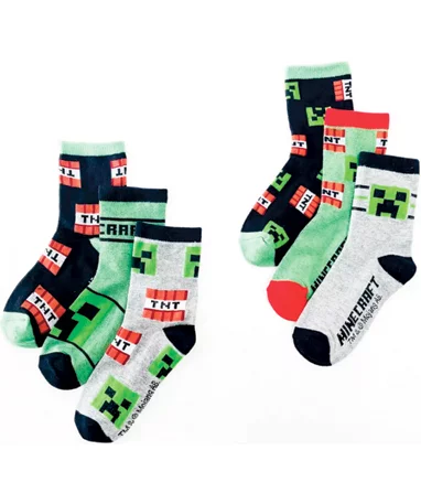 Minecraft Ankelsokker Ankelstrømper Stk