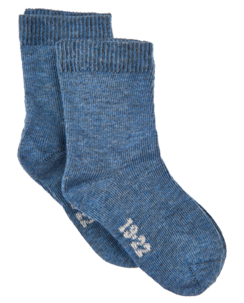 Minymo Børne Strømper Blue Melange