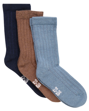 Minymo Børne Strømper Uldmix Dark Navy