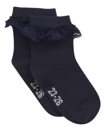 Minymo Pige Strømper Dark Navy