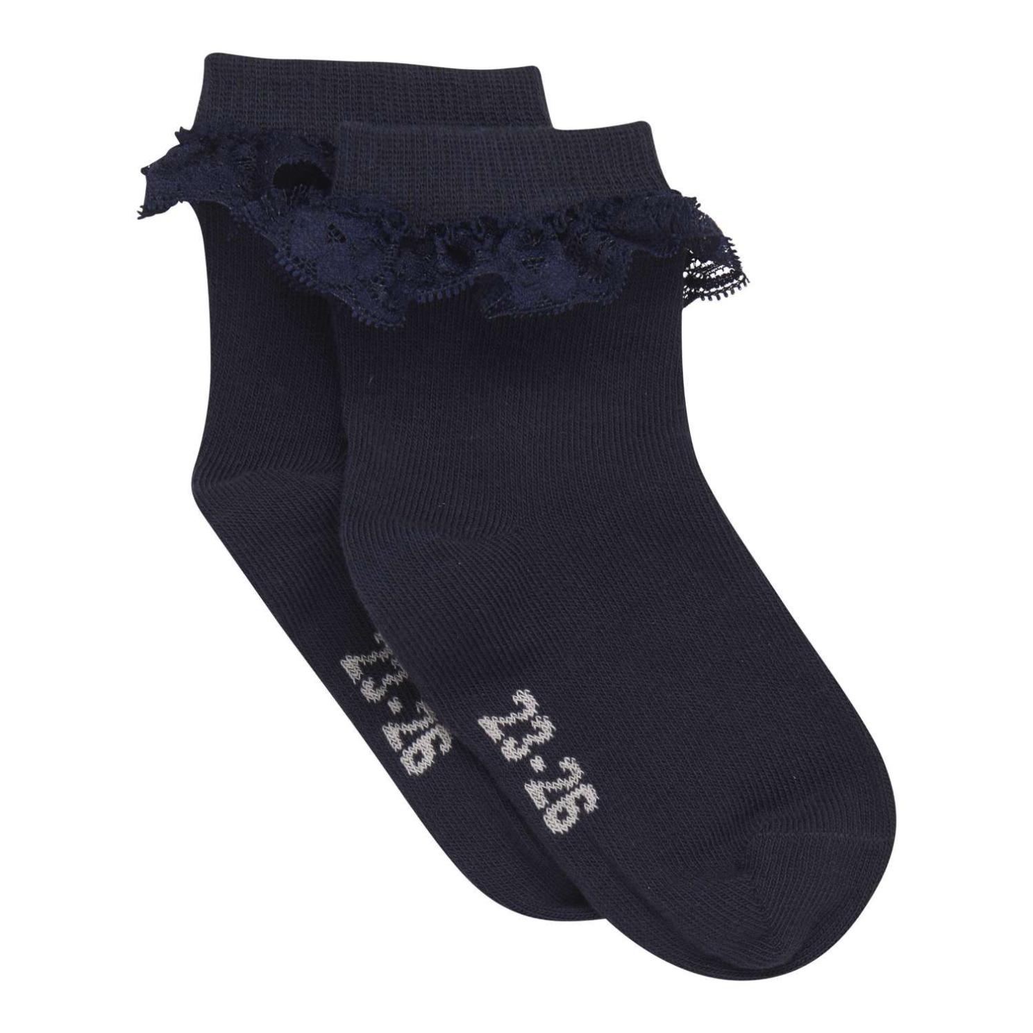 Minymo Pige Strømper Dark Navy