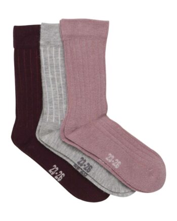 Minymo Pige Strømper Uldmix Burnished Lilac