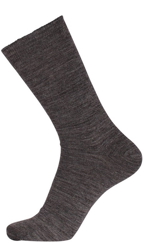 Mørkegrå Egtved Twin Sock Uldstrømper Str