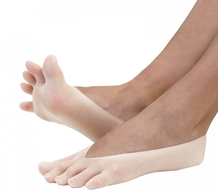 Nylon Foot Cover Toetoe Beige Str